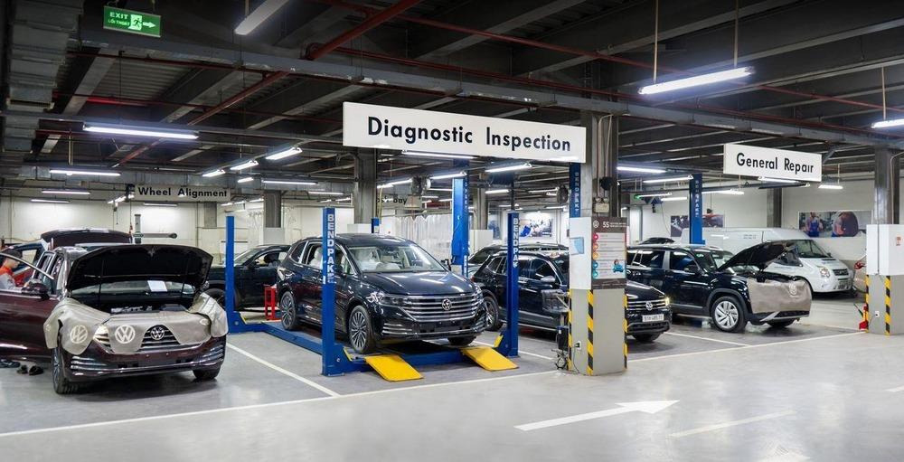 xuong dich vu vw tieu chuan toan cau XƯỞNG DỊCH VỤ THEO TIÊU CHUẨN TOÀN CẦU TẠI VOLKSWAGEN PHÚ MỸ
