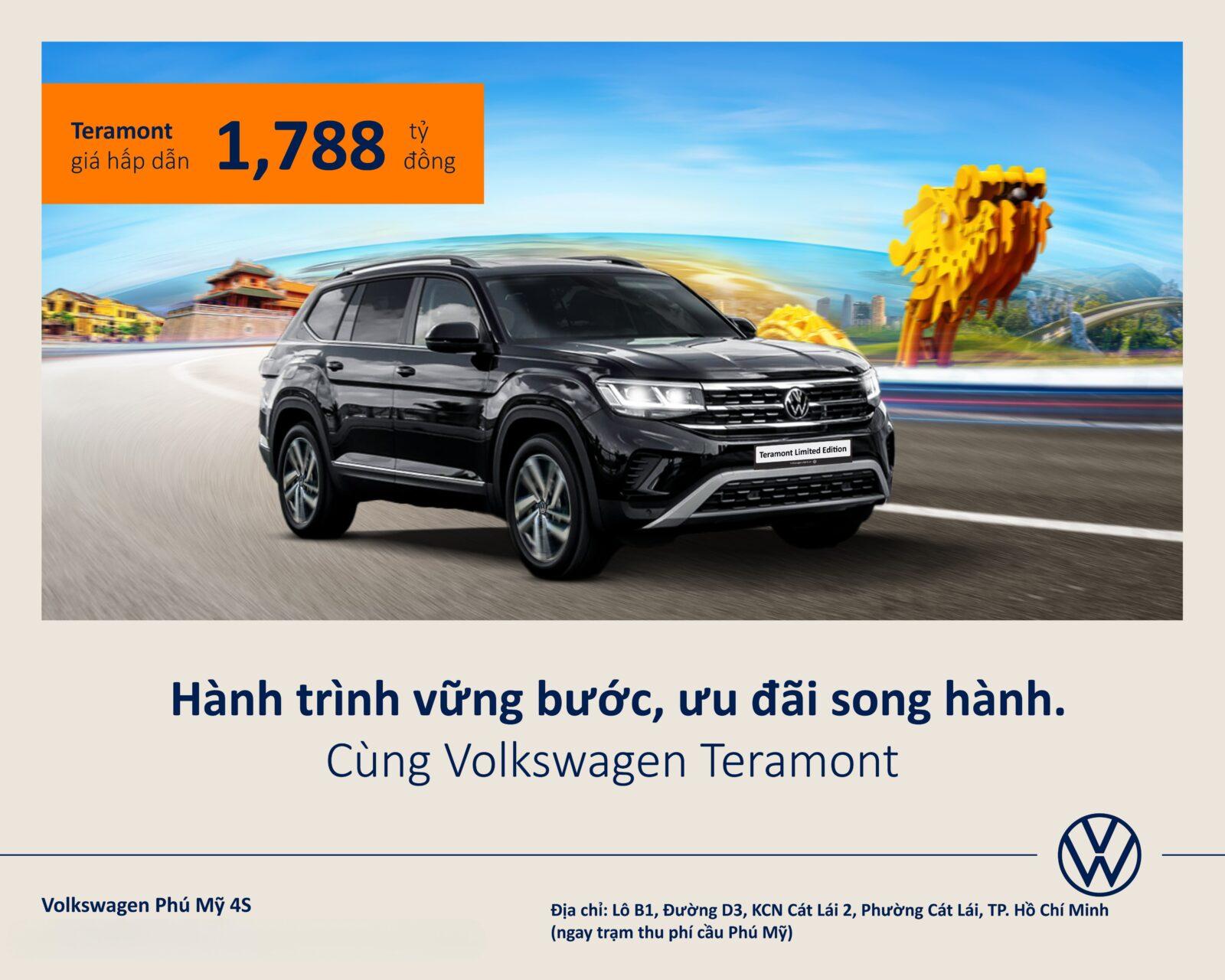 Tera LE den BẢNG GIÁ & KHUYẾN MÃI MỚI NHẤT | BẢNG GIÁ XE VOLKSWAGEN 2025